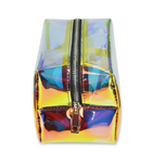 レーザー光線写真TPU化粧品旅行袋のオルガナイザーの光沢がある構造袋