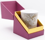 泡の挿入物が付いている装飾的な有機性ペーパー蝋燭のギフト用の箱の折るボール紙の荷箱