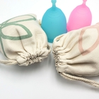 綿モスリンのさらさのキャンバスの網袋の小さい注文の有機性綿のドローストリング袋の生地のドローストリングのギフト袋