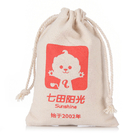 環境に優しいキャンバスの米のきのこのドローストリングの袋袋の生地のドローストリングのギフト袋