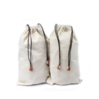 ドローストリングの綿の再使用可能な農産物が付いているEco洗濯できる友好的な袋はゼロ無駄、キャンバスの生地のドローストリングのギフト袋を袋に入れる