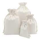 ギフトのキャンバスの綿の小型大きいCapicityの友好的な注文のドローストリング包装袋の生地のドローストリングのギフト袋