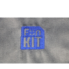 10x15cmのビロードの生地のドローストリングのギフトは刺繍されるロゴを袋に入れる